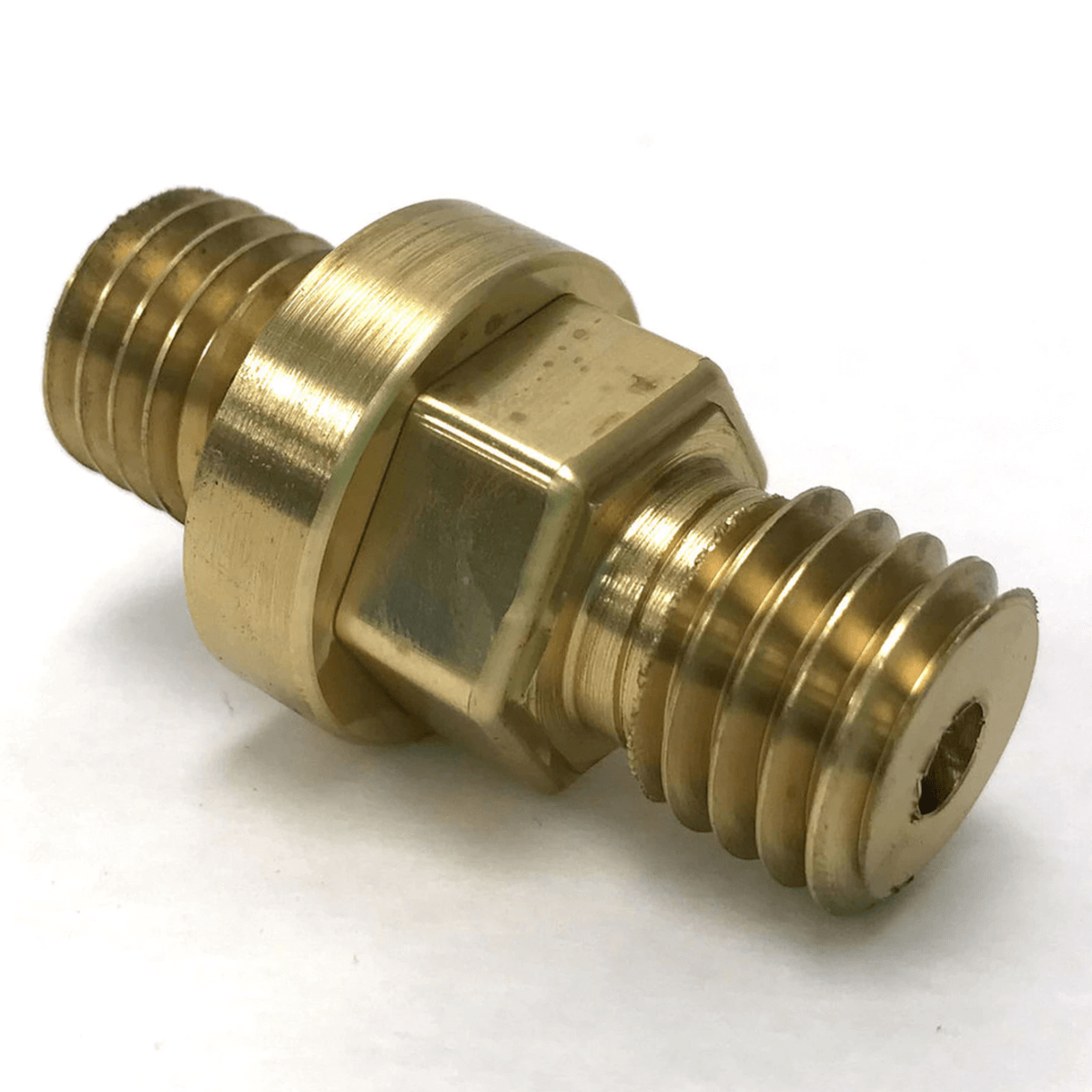 Covington Flat Lap Beveler Male to Male Brass Adapter